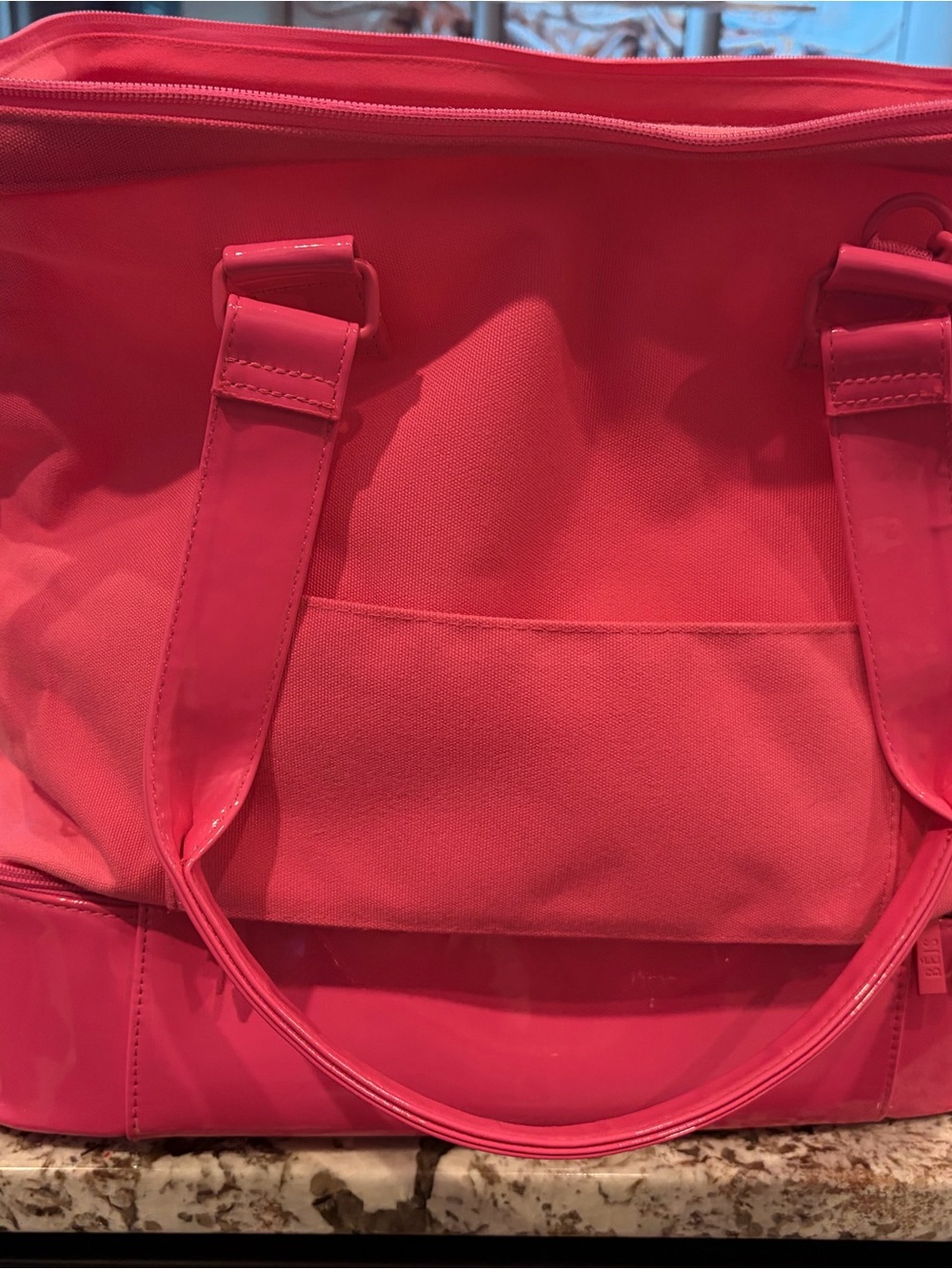 BEIS limited edition Barbie Hot Pink mini weekender - Picture 2 of 6